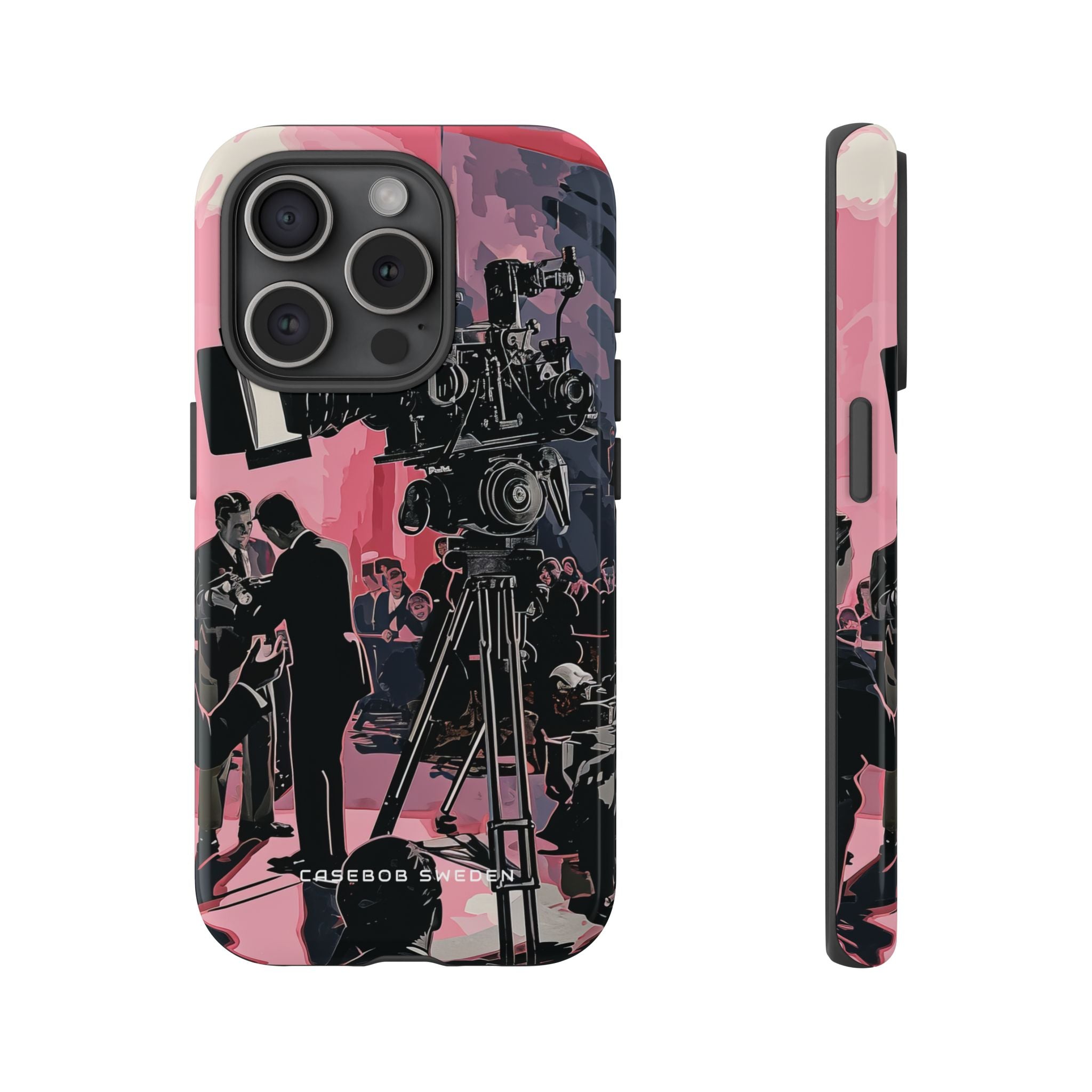 Retro Cinematic Spotlight iPhone 15 - Tough Phone Case