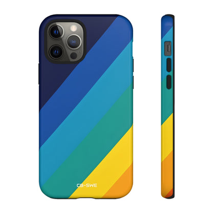 Diagonal Color Spectrum - iPhone Case
