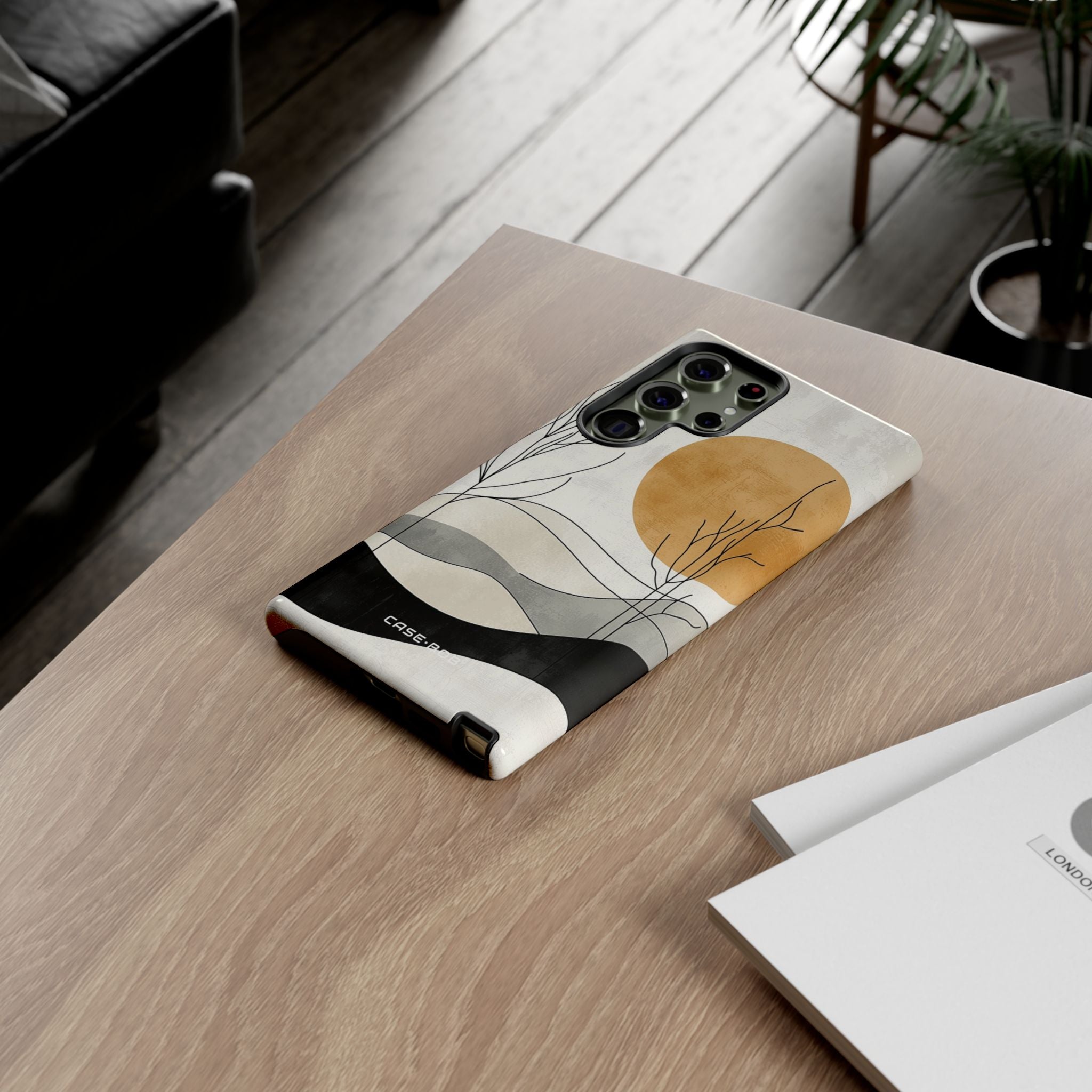 Orange Halo Samsung S23 Ultra Case - Tough