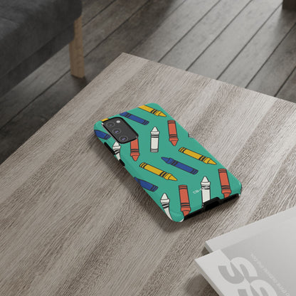 Crayons Dance Playfully - Samsung Case