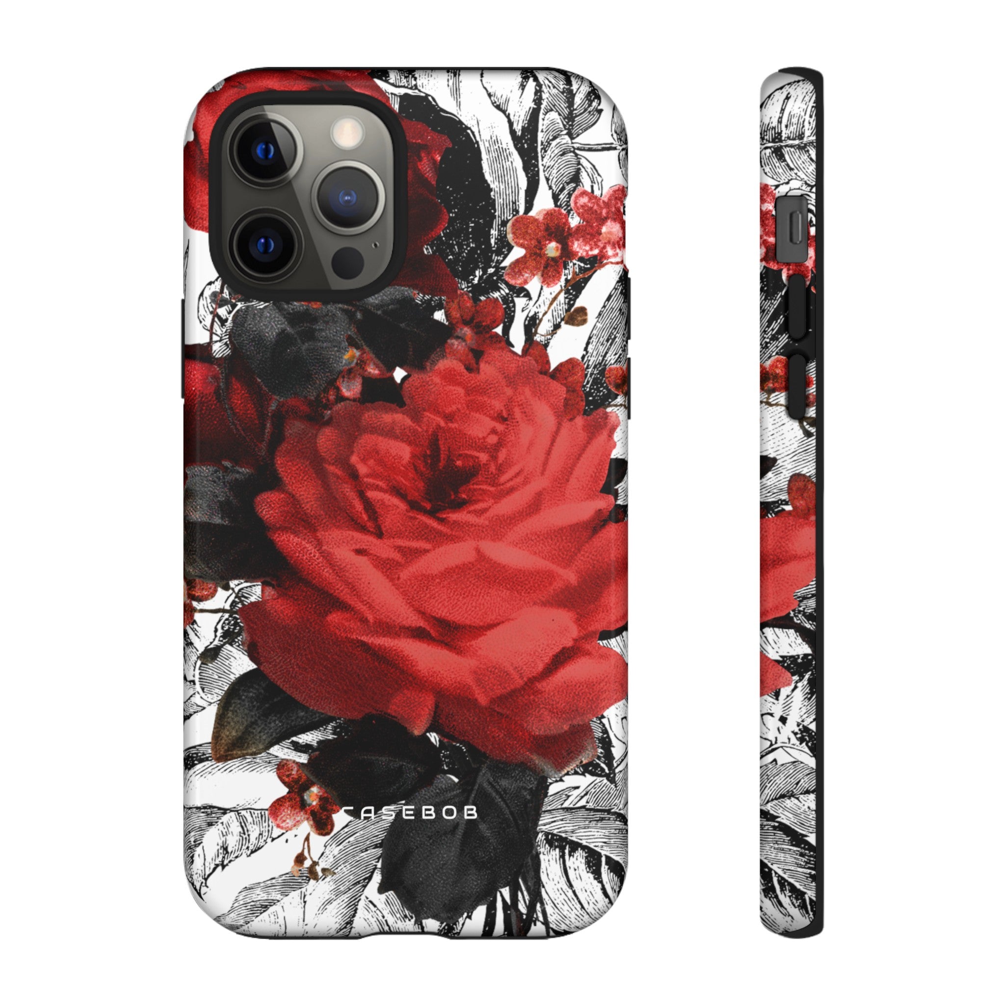 Cheruse Gothic Flower - Protective Phone Case