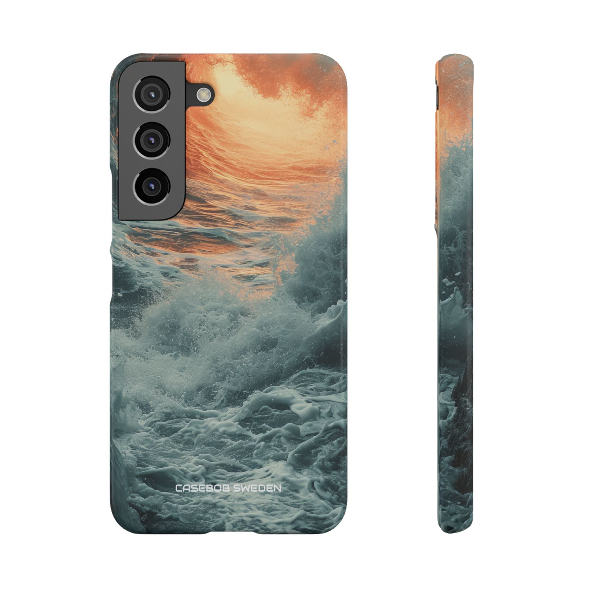 Fiery Wave Power - Slim Samsung S22 Phone Case