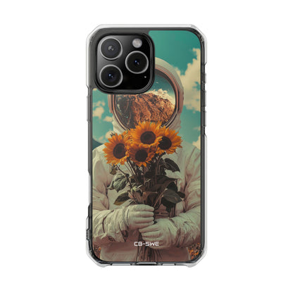 Sunflower Spacesuit Shine iPhone Case - Impact