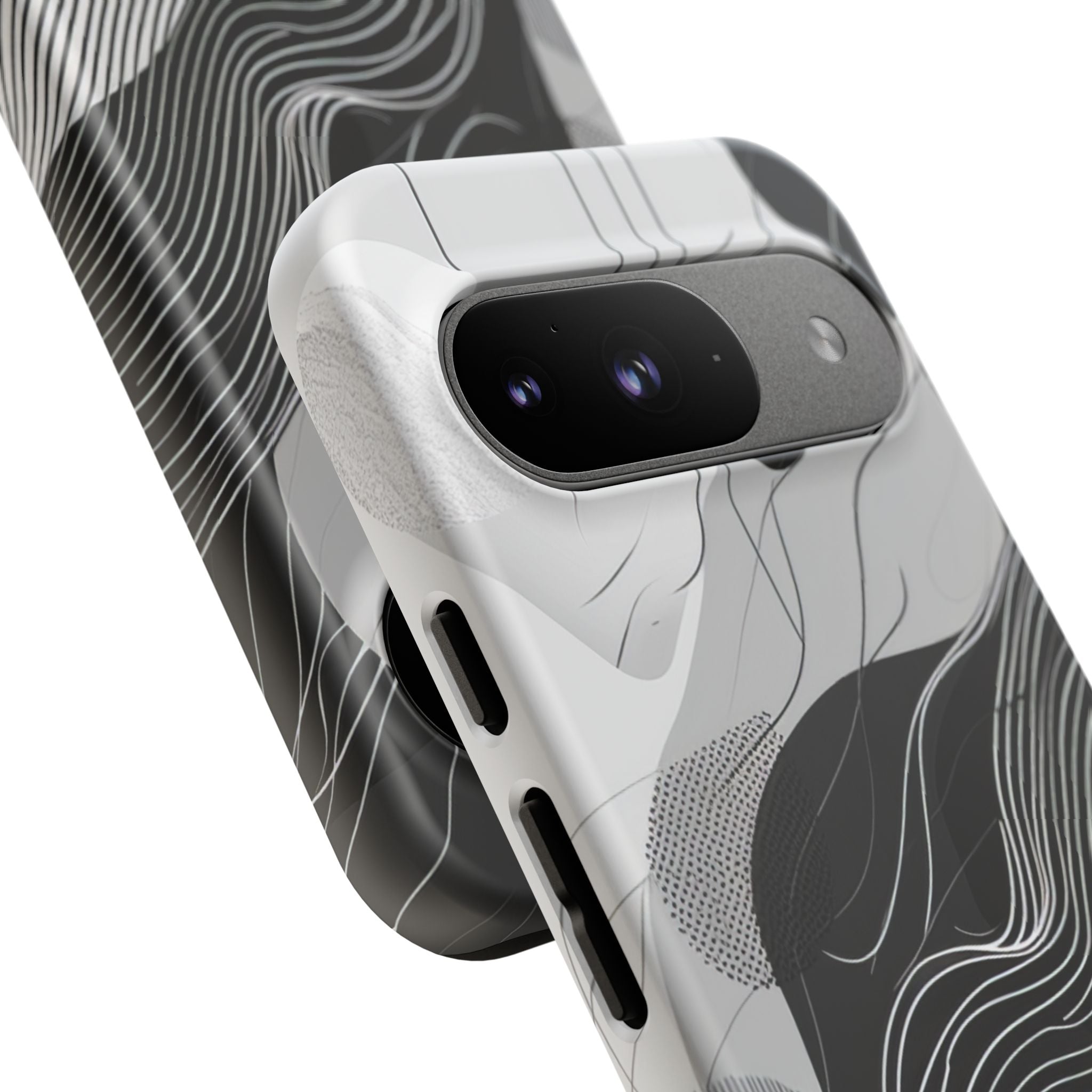 Fluid Geometry Fusion Google Pixel 9 - Tough Phone Case