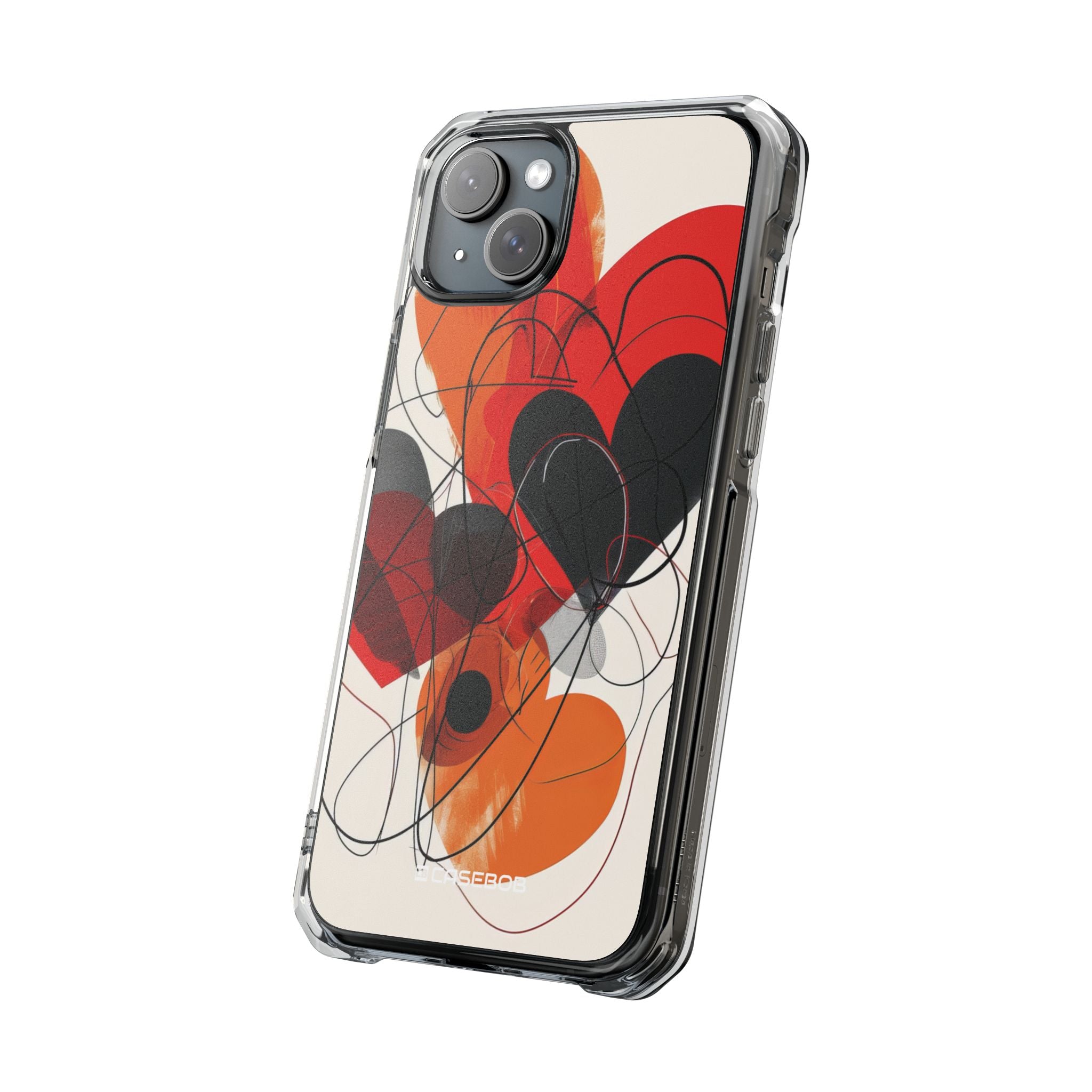 Fiery Hearts - Phone Case for iPhone