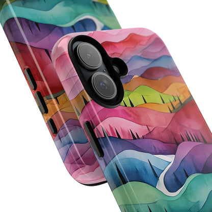 White Path Hills iPhone 16 Plus Case - Tough