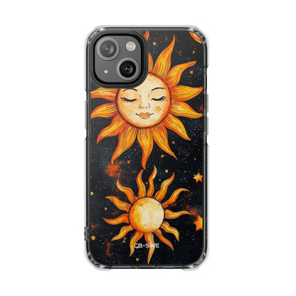 Celestial Suns Dance iPhone Case - Impact