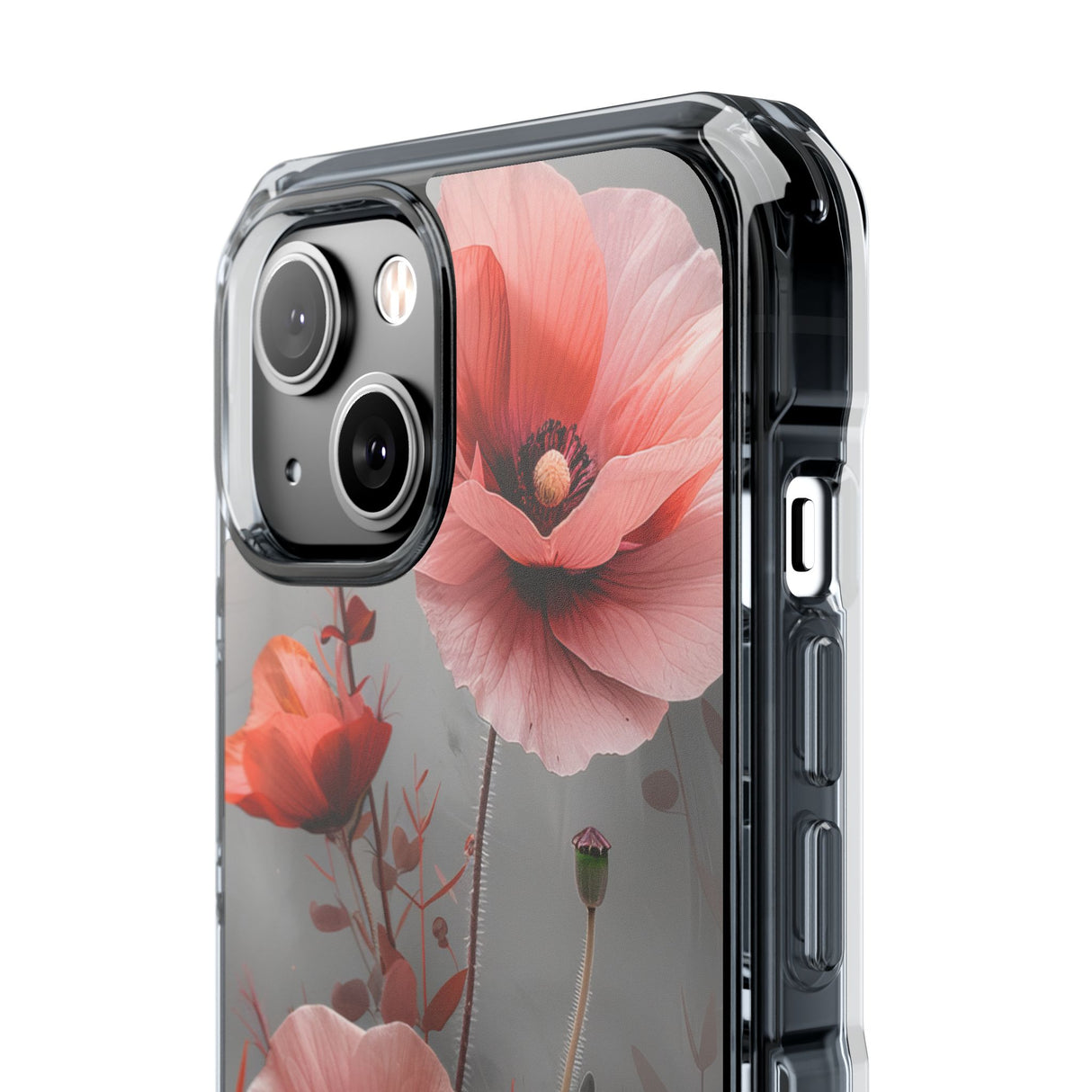 Coral Elegance - Phone Case for iPhone (Clear Impact - Magnetic)