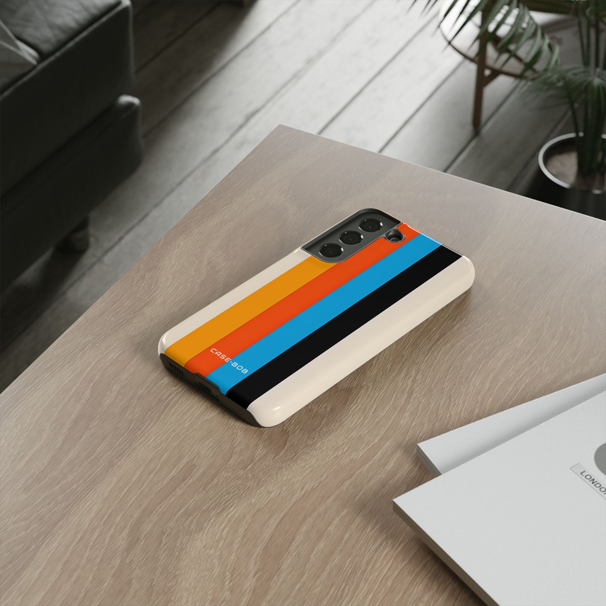 Vivid Stripe Harmony Samsung S22 Case - Tough