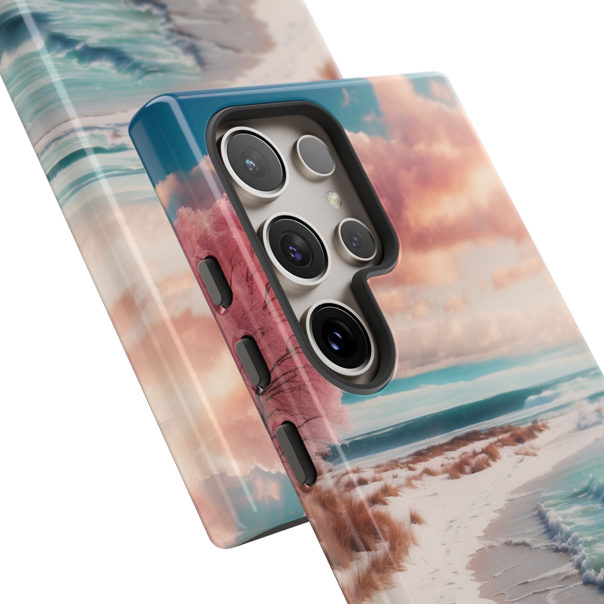 Pink Tree Breeze Samsung S24 Ultra Case - Tough