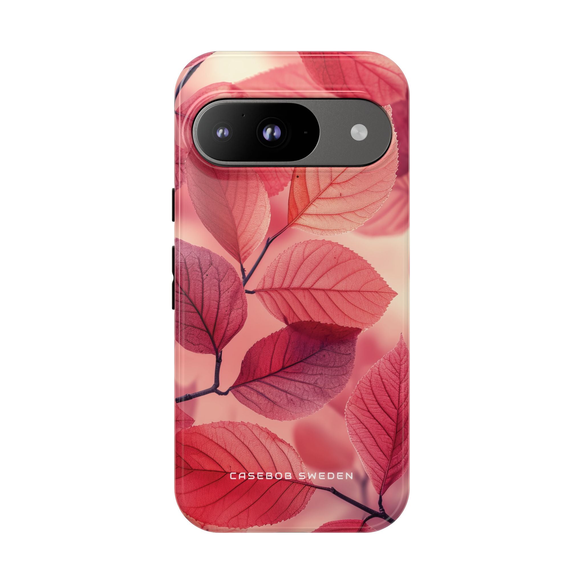 Pink and Red Leaf Harmony Google Pixel 9 - Tough Phone Case