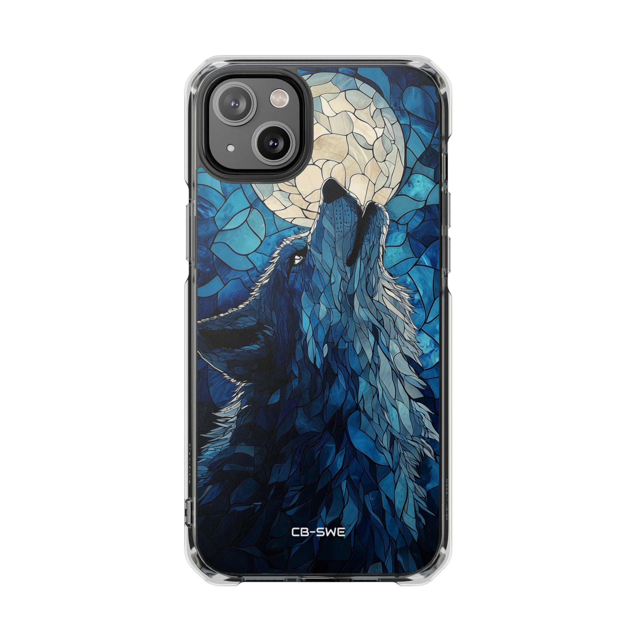 Wolf Howls Moonlight iPhone Case - Impact