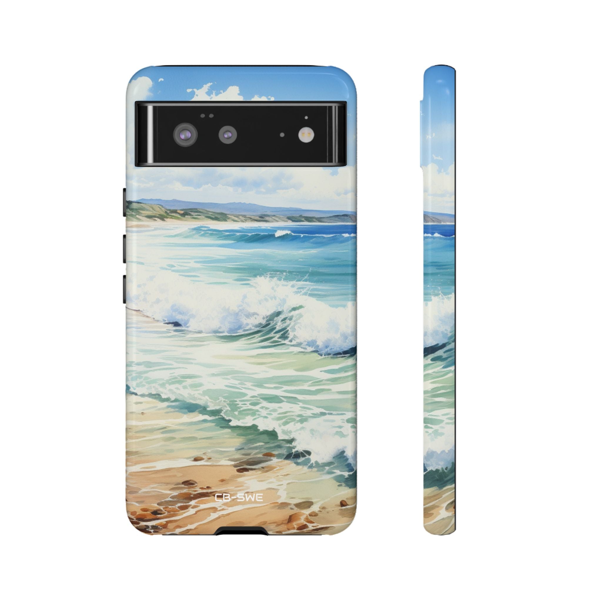 Serene Coastal Watercolors - Google Pixel Case