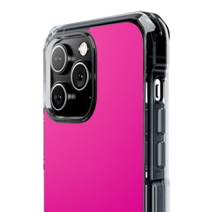 Hollywood Cerise | Handyhülle für iPhone (Clear Impact Case – magnetisch) 