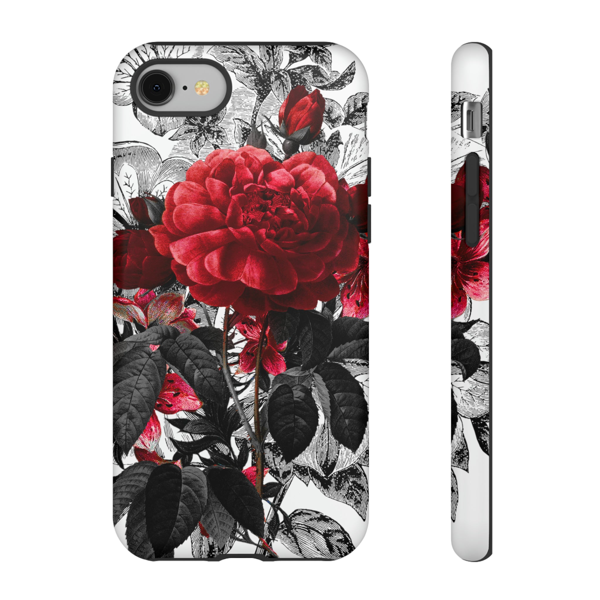 Grunicked Gothic Flower - Protective Phone Case