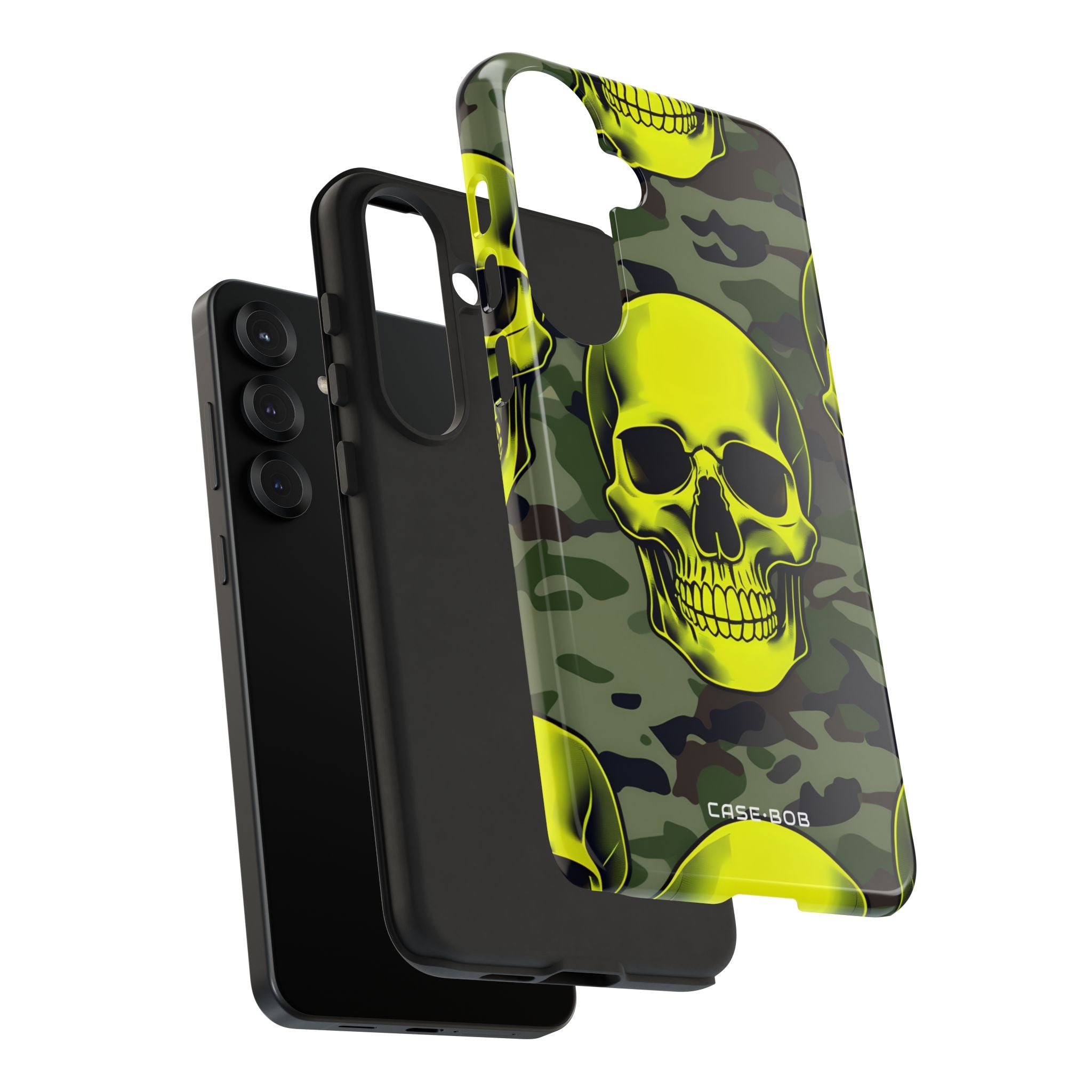 Neon Skull Camo Samsung S25 Plus Case - Tough