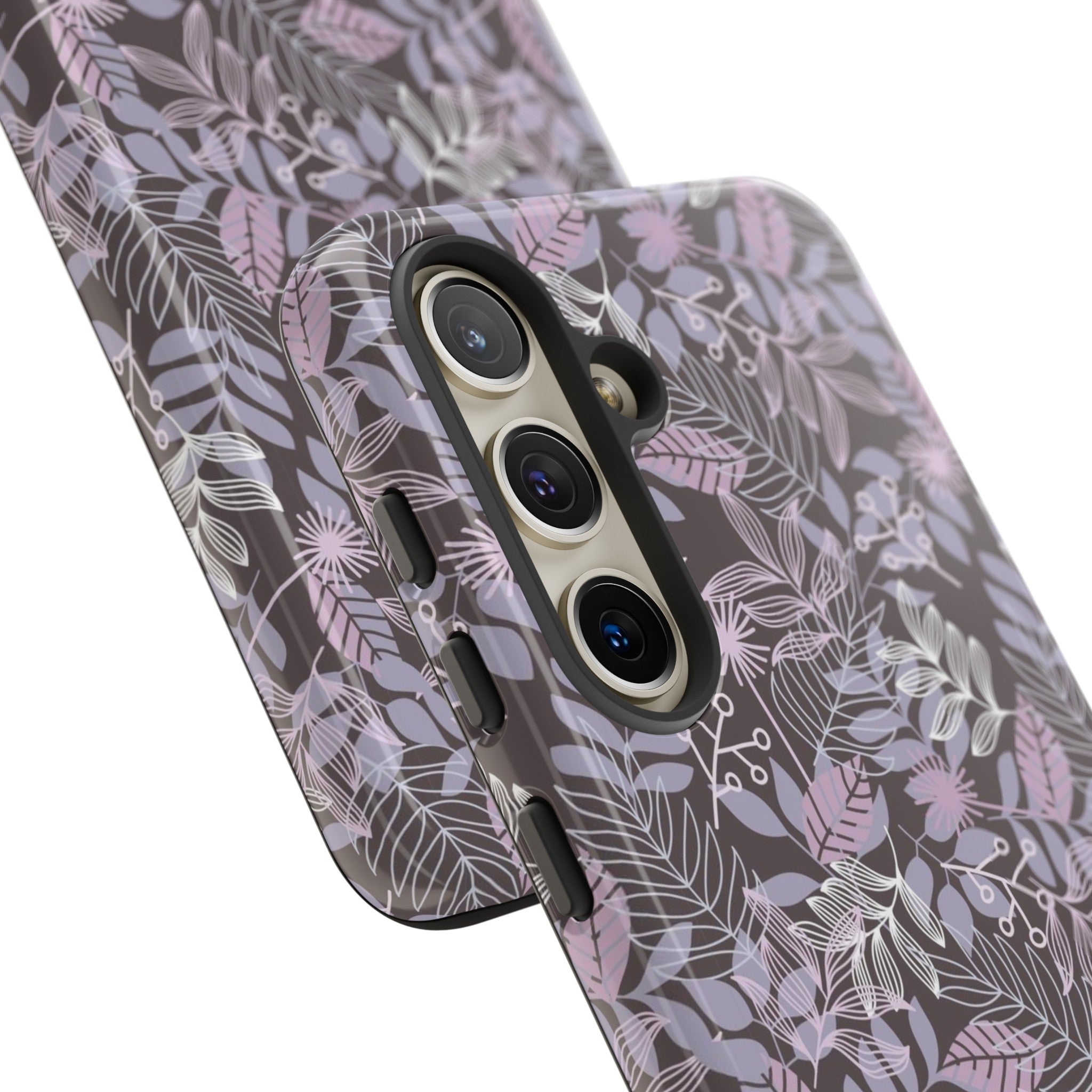 Dark Purple Leaf - Protective Phone Case