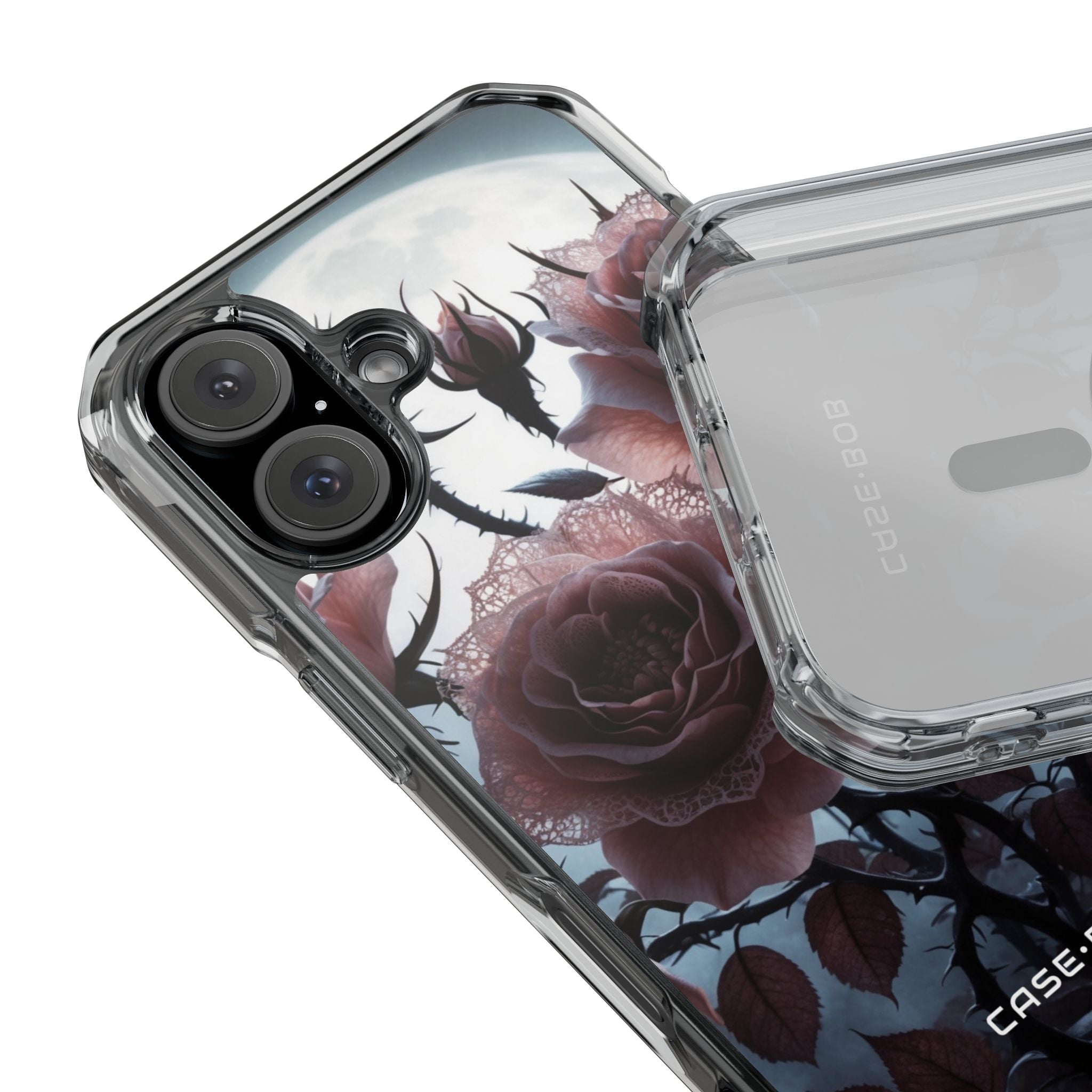 Luminous Rose Thorns iPhone 15 Case - Impact