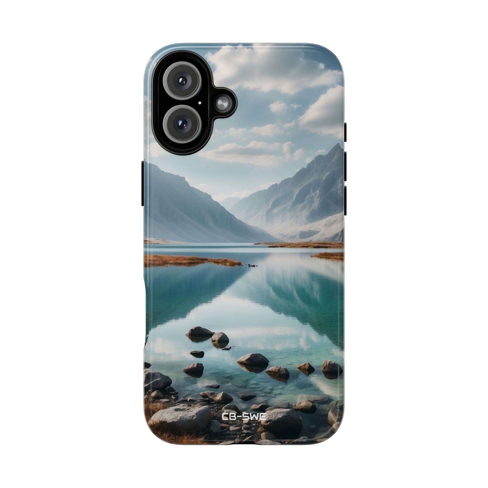 Mountain Reflections Swim - iPhone Case