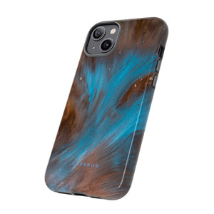 Blue Lagoon Ink Art - Protective Phone Case