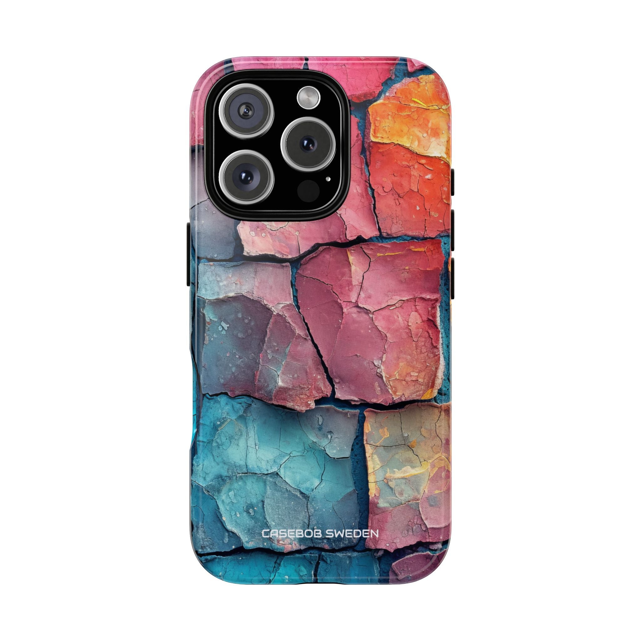 Cracked Earth Mosaic - Tough iPhone 16 Phone Case