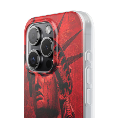 Zen Red Liberty Vision iPhone 15 - Flexi Phone Case