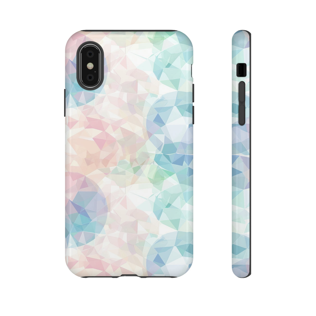 Geometric Intricacy: Pastel Precision - Protective Phone Case