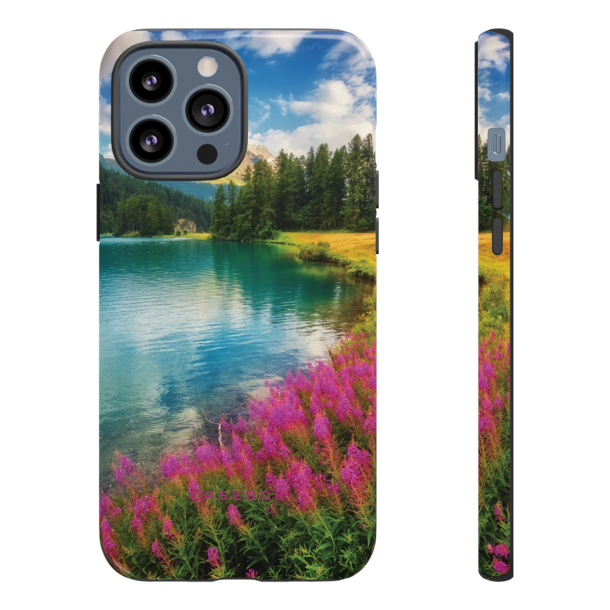 Azure Alpine Lake Phone Case - Protective Phone Case