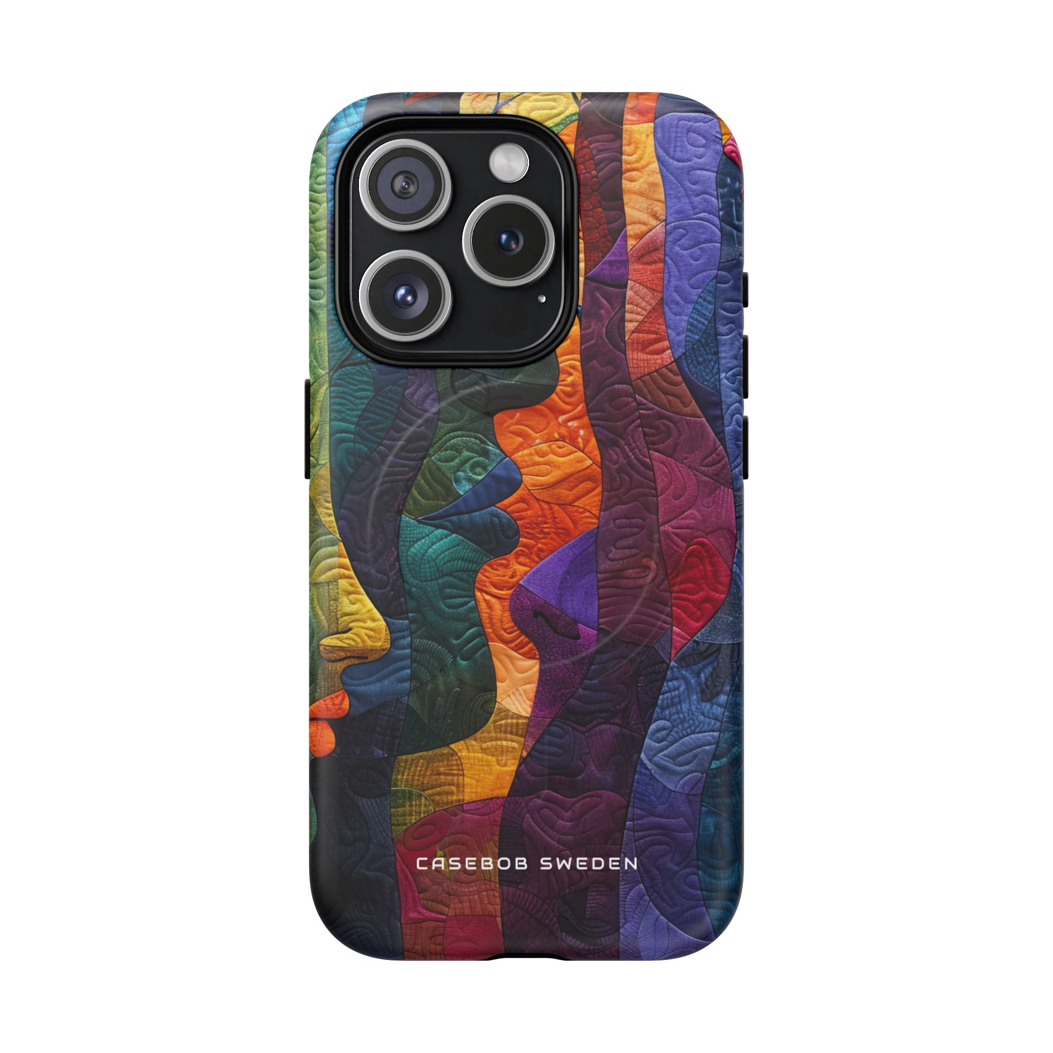 Harmonized Faces and Nature Fusion iPhone 15 | Tough+ Phone Case