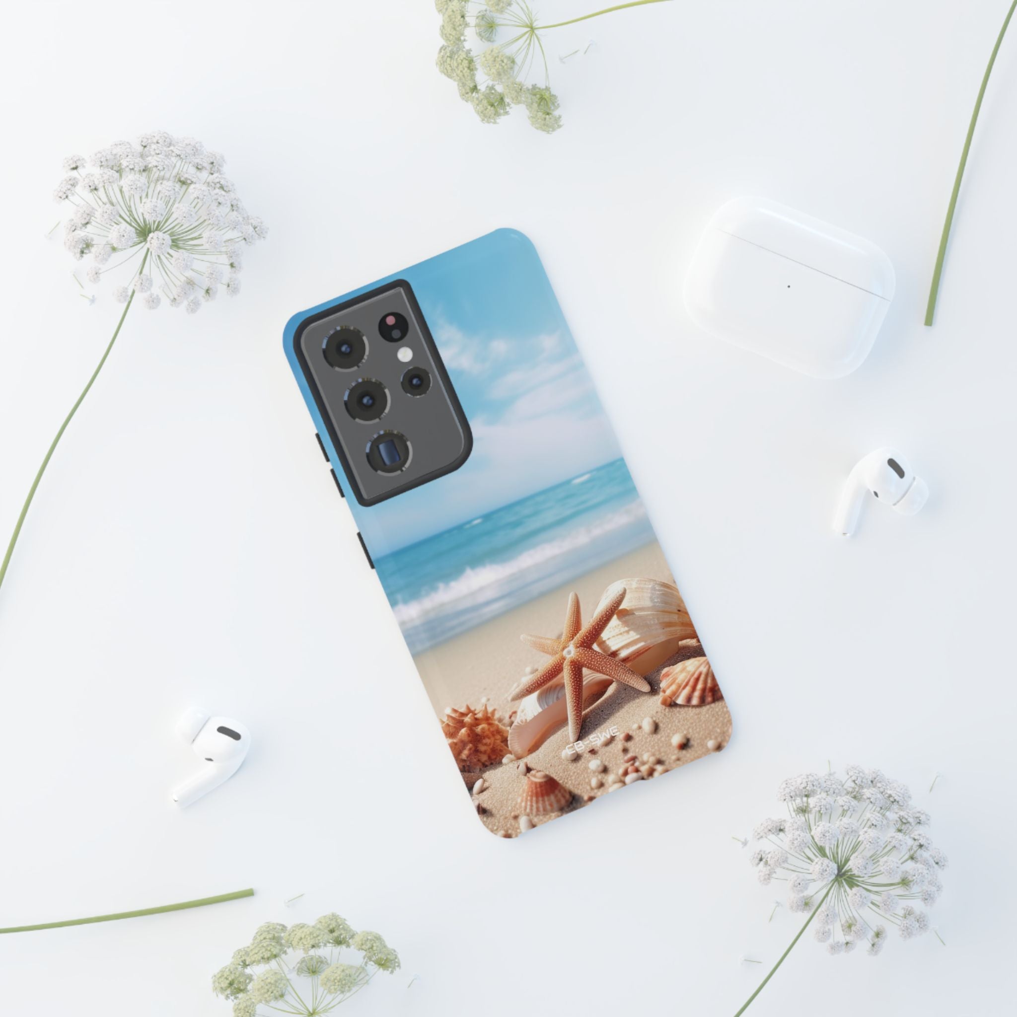 Shells Rest Beneath Waves - Samsung Case