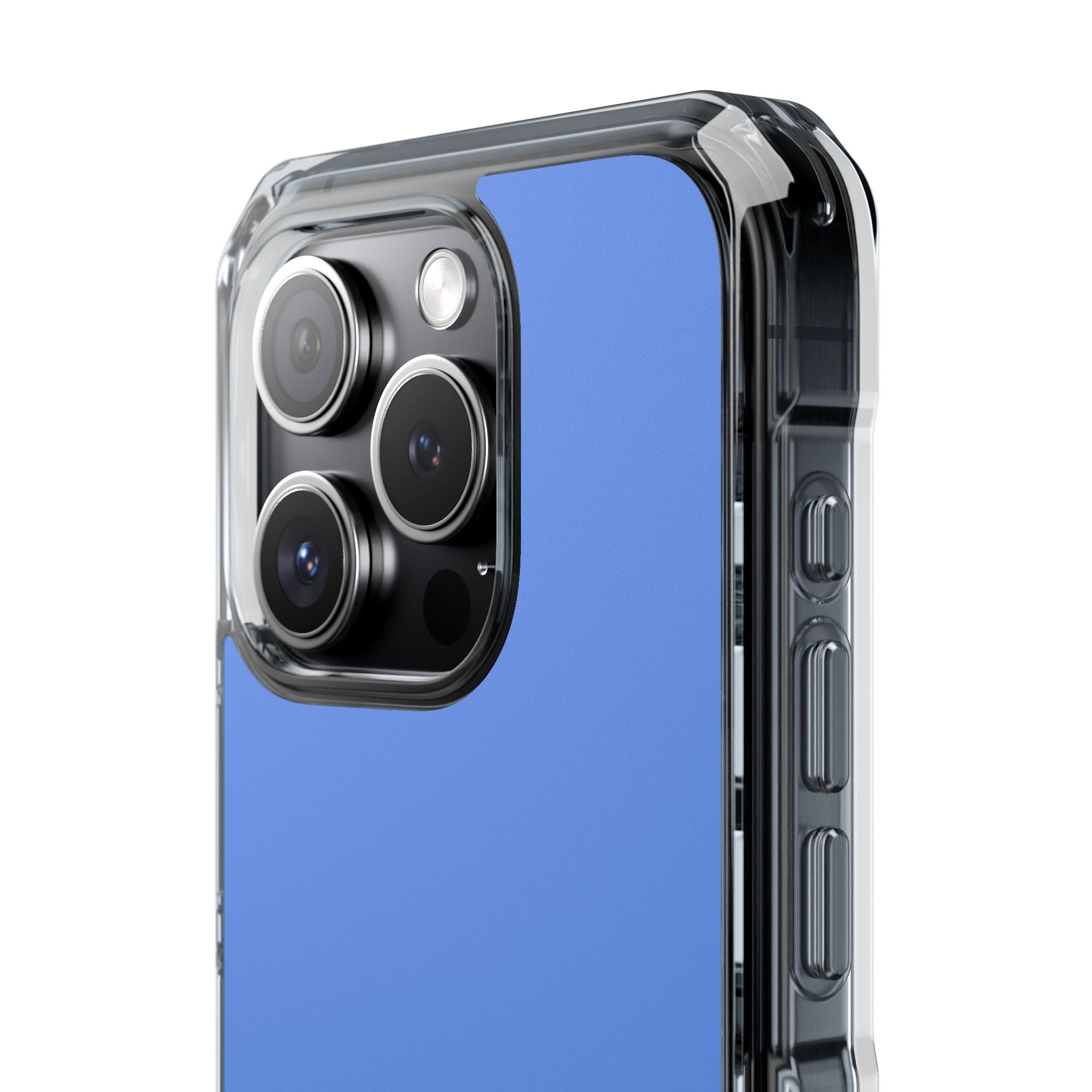 Cornflower Blue - Clear Impact Case for iPhone