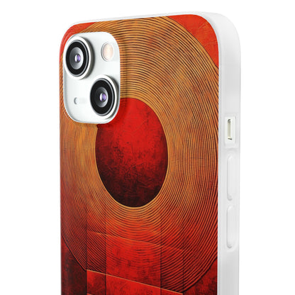 Crimson Orbit iPhone 13 - Soft