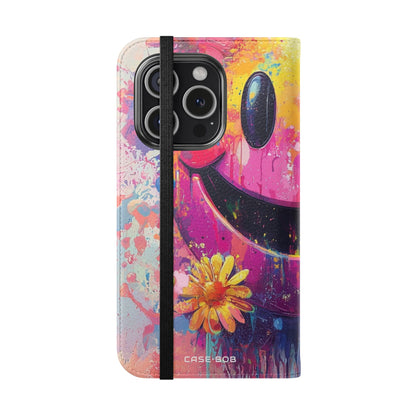 Smiley Bloom Drip - iPhone 15 Pro Cover - Pung