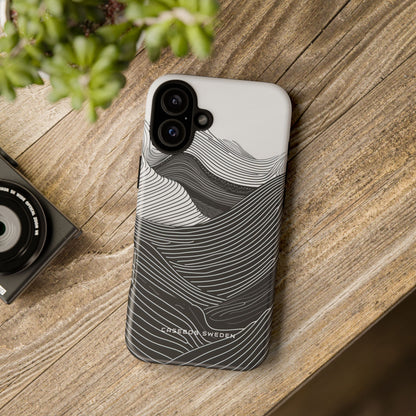 Undulating Horizon Waves iPhone 16 - Tough Phone Case