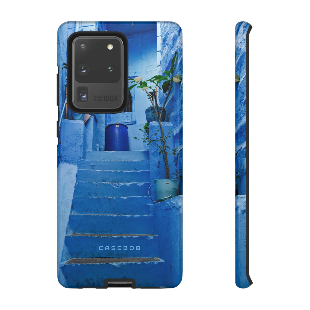 Blue City Morocco - Protective Phone Case