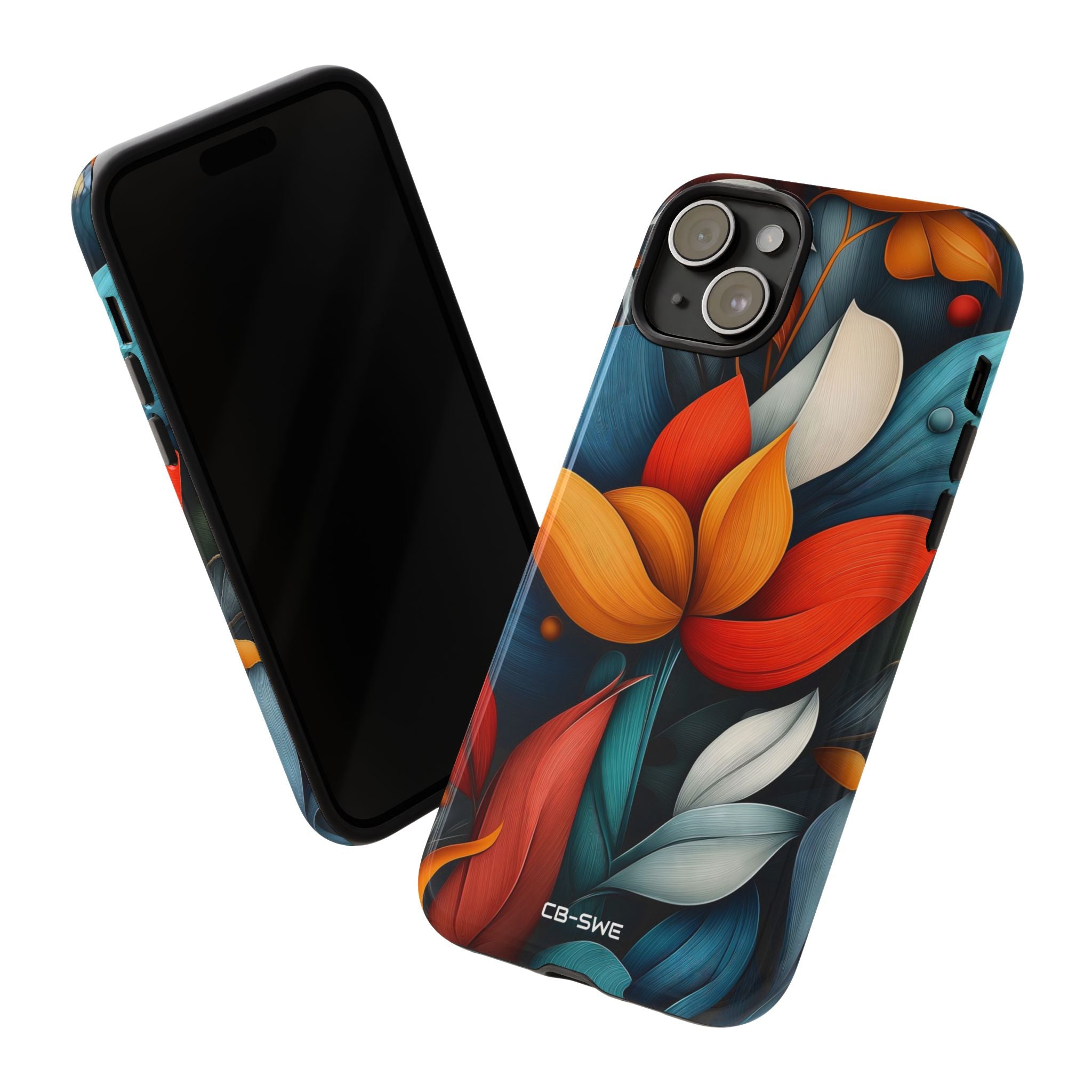 Vibrant Floral Harmony - iPhone Case