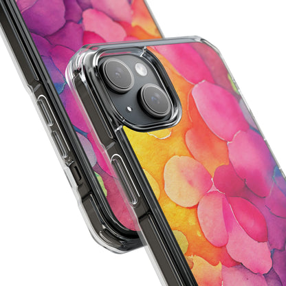 Vibrant Petal Fusion iPhone Case - Impact