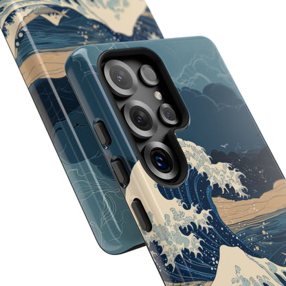 Cresting Blue Wave Samsung S25 Ultra Case - Tough