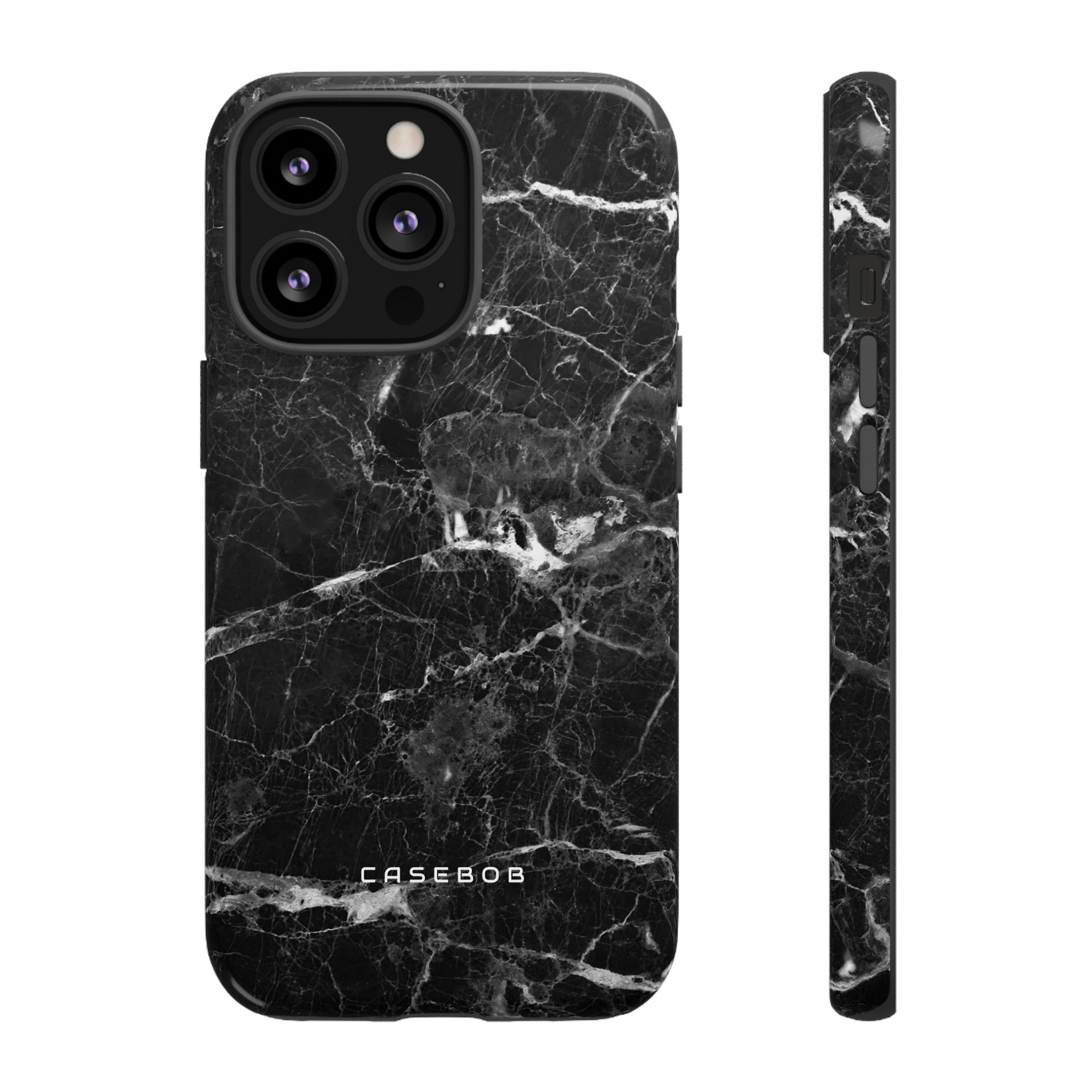 Black Marble - Protective Phone Case