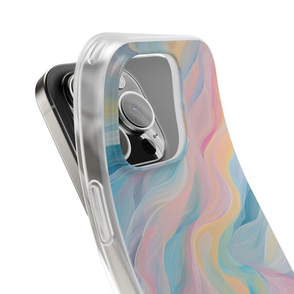 Dreamy Pastel Swirls - Flexi iPhone 16 Phone Case