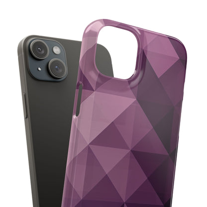 Gradient Purple Mosaic iPhone 15 - Slim Phone Case