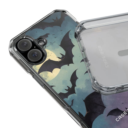 Glowing Bat Swarm iPhone 16 Plus Case - Impact