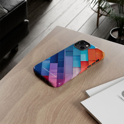 Vibrant GeoFlow iPhone 14 - Tough Phone Case