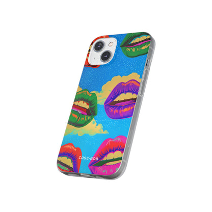 Colorful Lipscape iPhone 14 Case - Soft