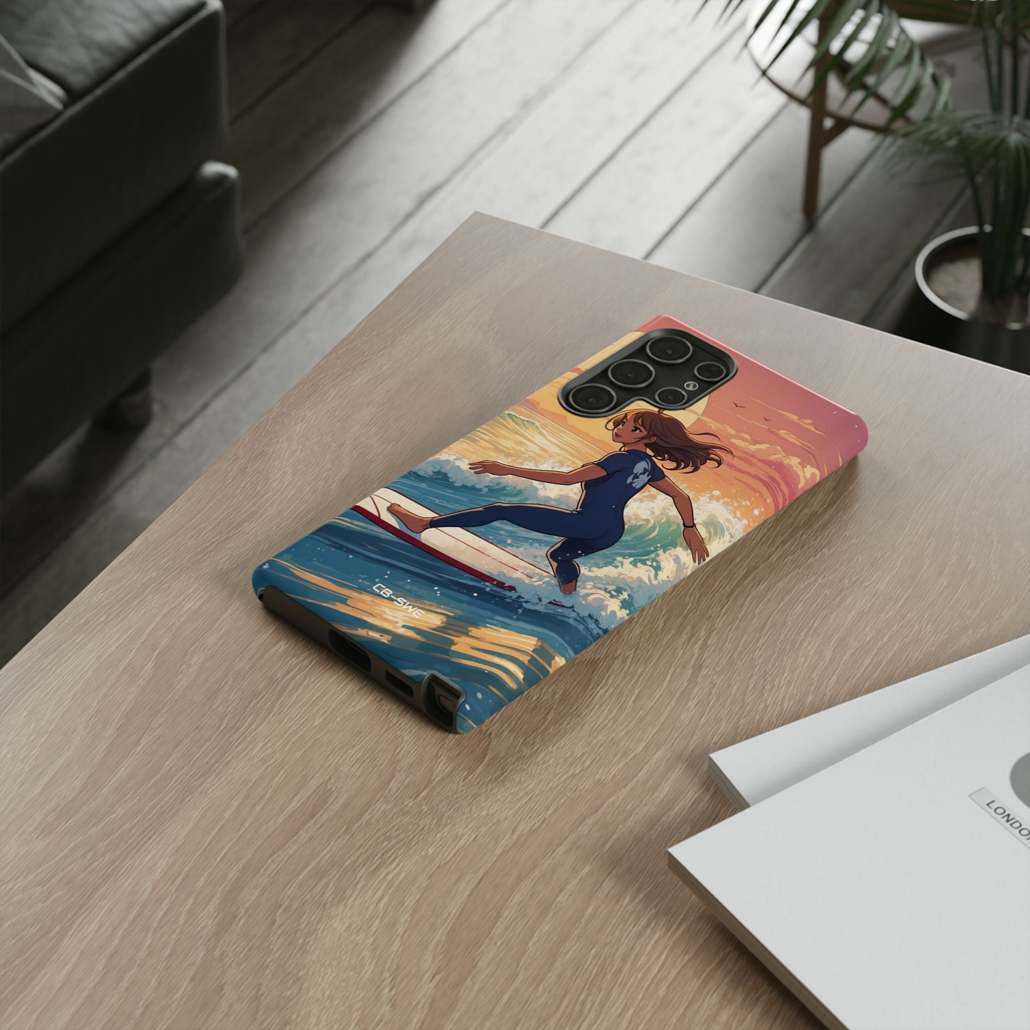 Surfing Into Sunset - Samsung Case