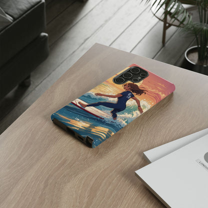 Surfing Into Sunset - Samsung Case