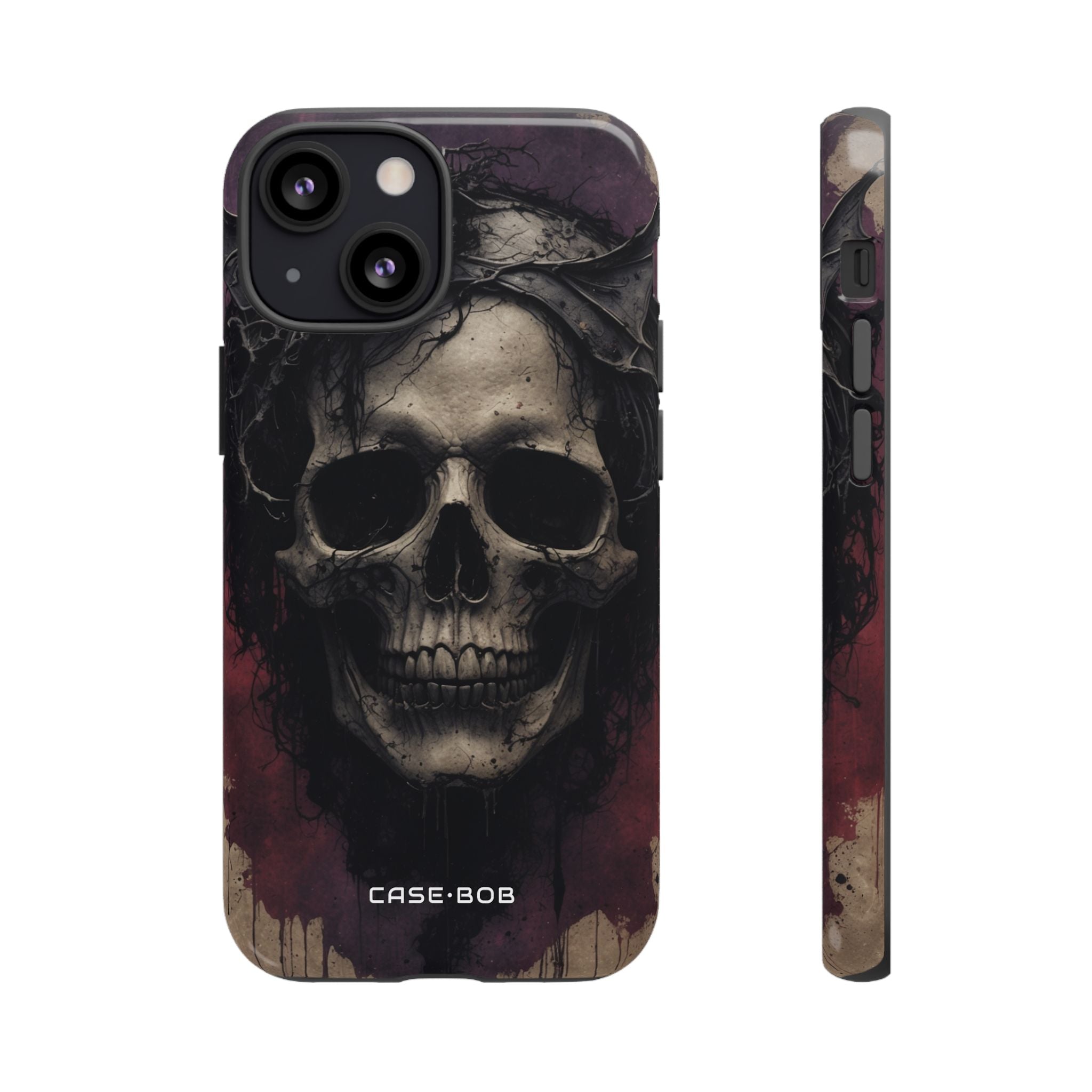 Gothic Skull Crown iPhone 13 Mini Case - Tough