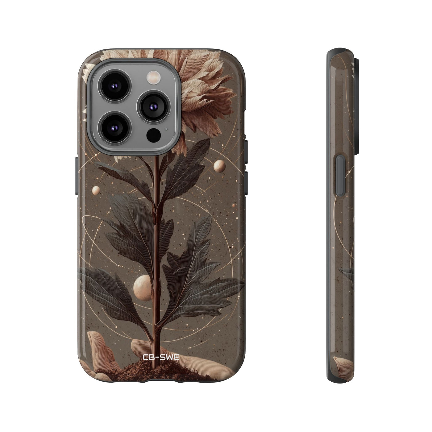 Celestial Flower Embrace - iPhone Case
