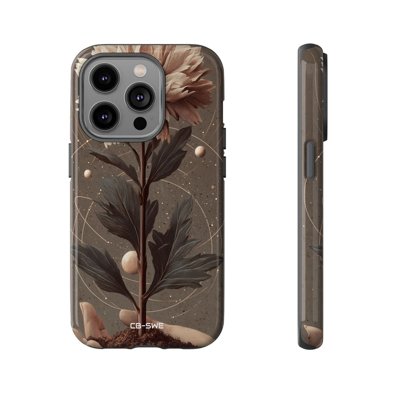 Celestial Flower Embrace - iPhone Case