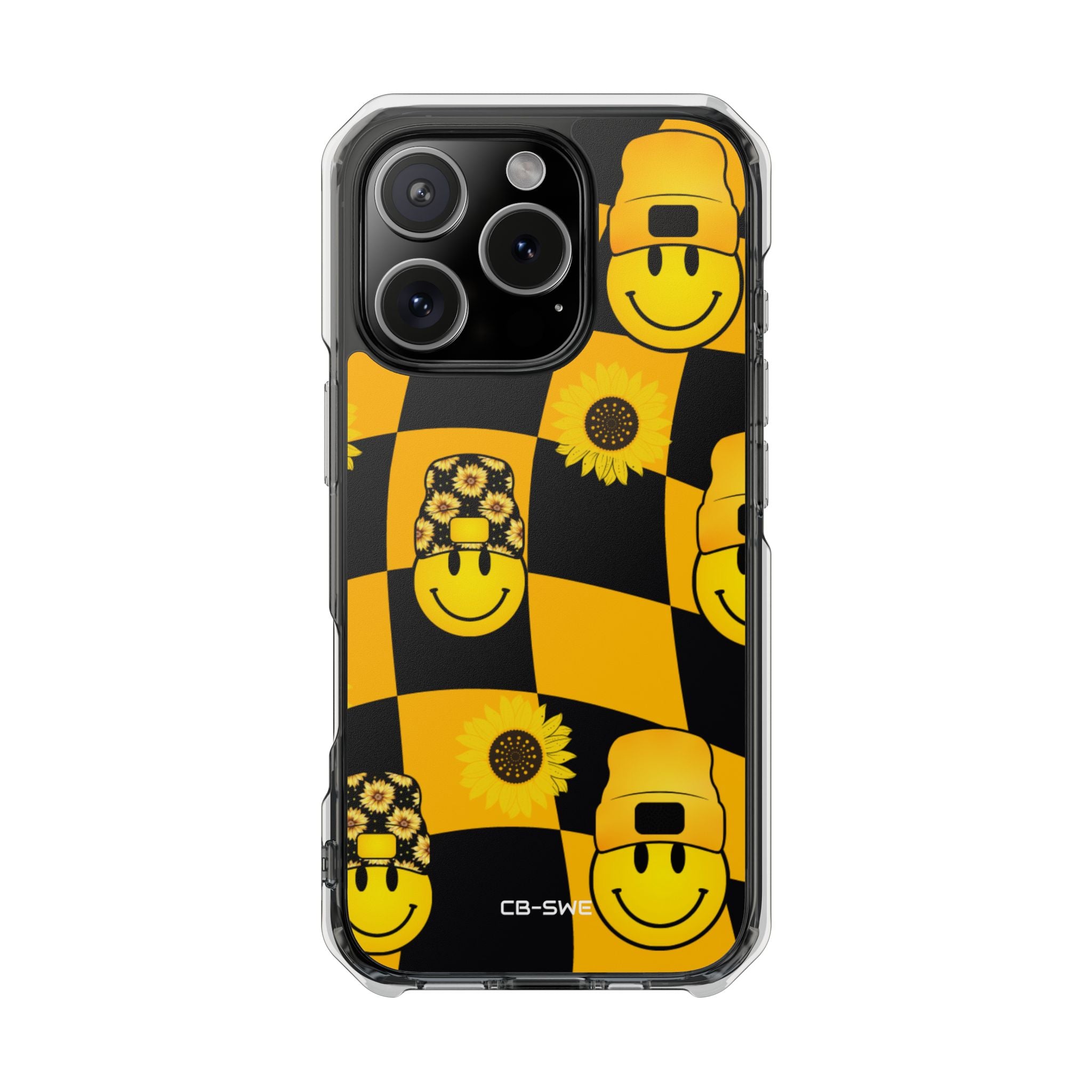 Joyful Checkered Smiles iPhone Case - Impact